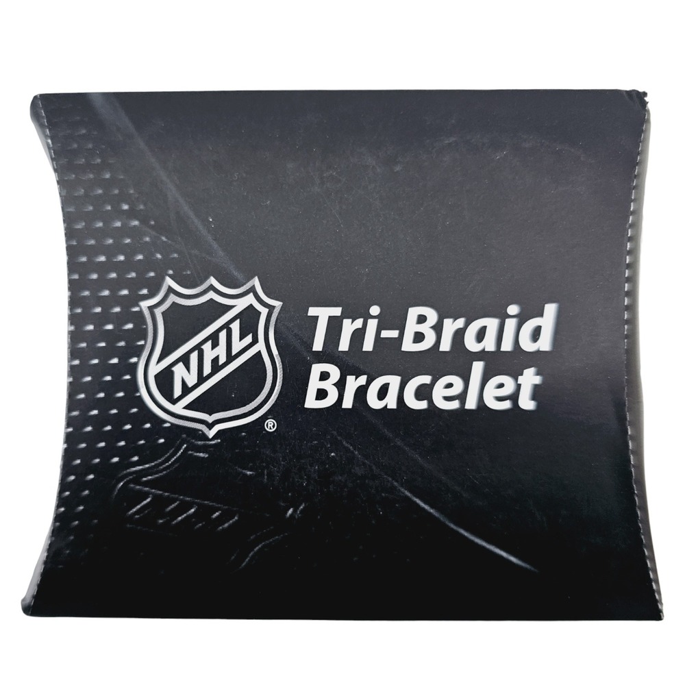 New York Rangers Bracelet NHL Adjustable Silver Red Blue White Ashley Bridget - Picture 6 of 7